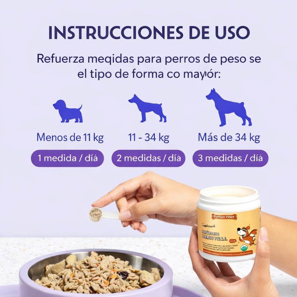 Turkey Tail - Polvo de Hongos Multivitamínico para Perros