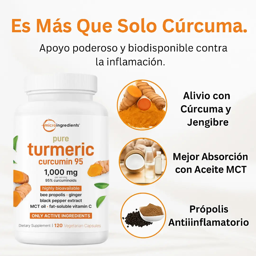 Turmeric 95 - Antiinflamatorio Natural de Alta Absorción