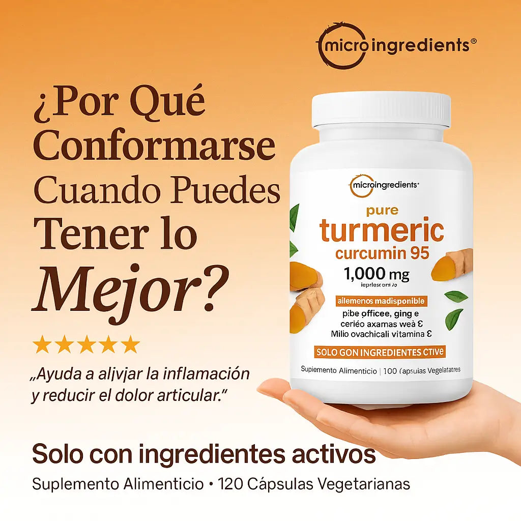 Turmeric 95 - Antiinflamatorio Natural de Alta Absorción
