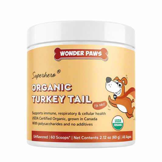 Turkey Tail - Polvo de Hongos Multivitamínico para Perros
