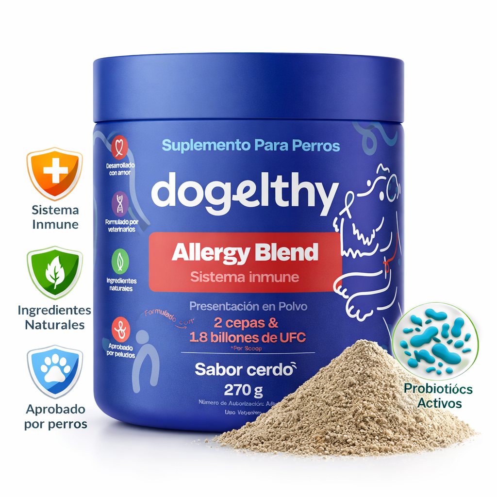 Allergy Balance™ – Suplemento Natural para Alergias y Picazón en Perros