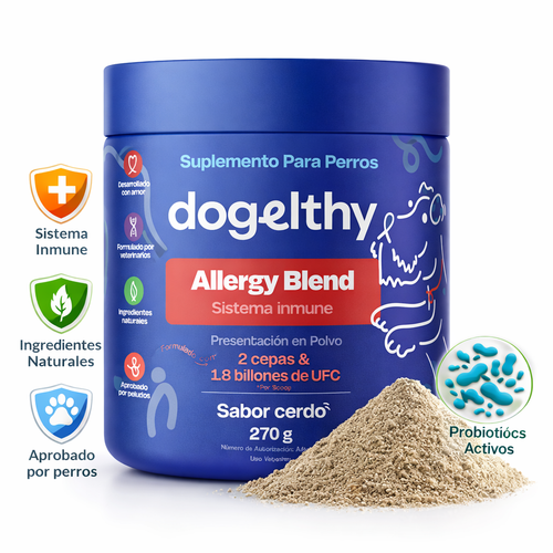 Allergy Balance™ – Suplemento Natural para Alergias y Picazón en Perros