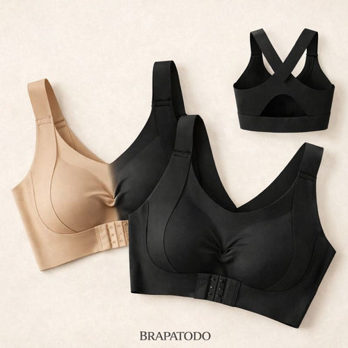 BRAPATODO™ -  Brasier Pushup con Corrector de Postura