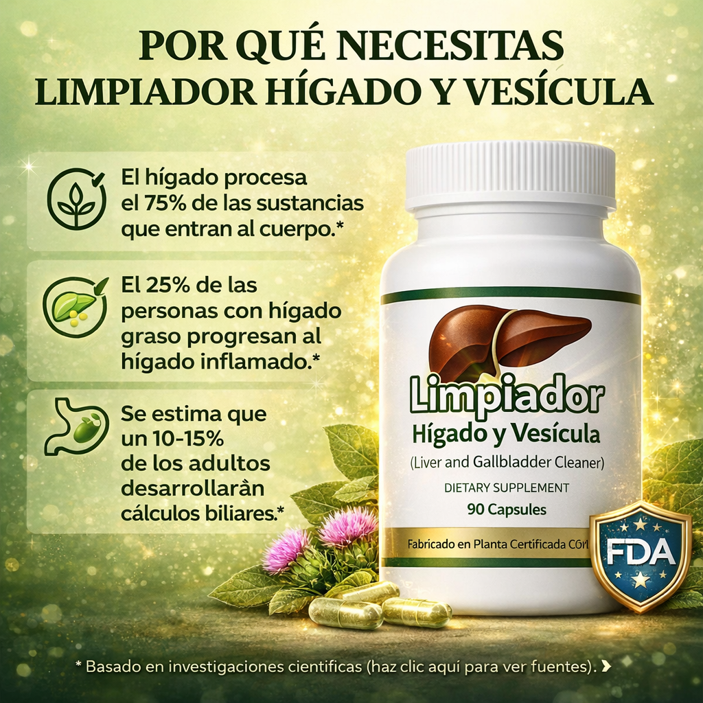 Limpiador Hígado y Vesícula, Boldo & Milk Thistle Extract