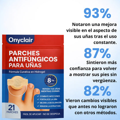 Onyclair® Parches Antihongos - Eliminan Hongos y Regeneran tus Uñas