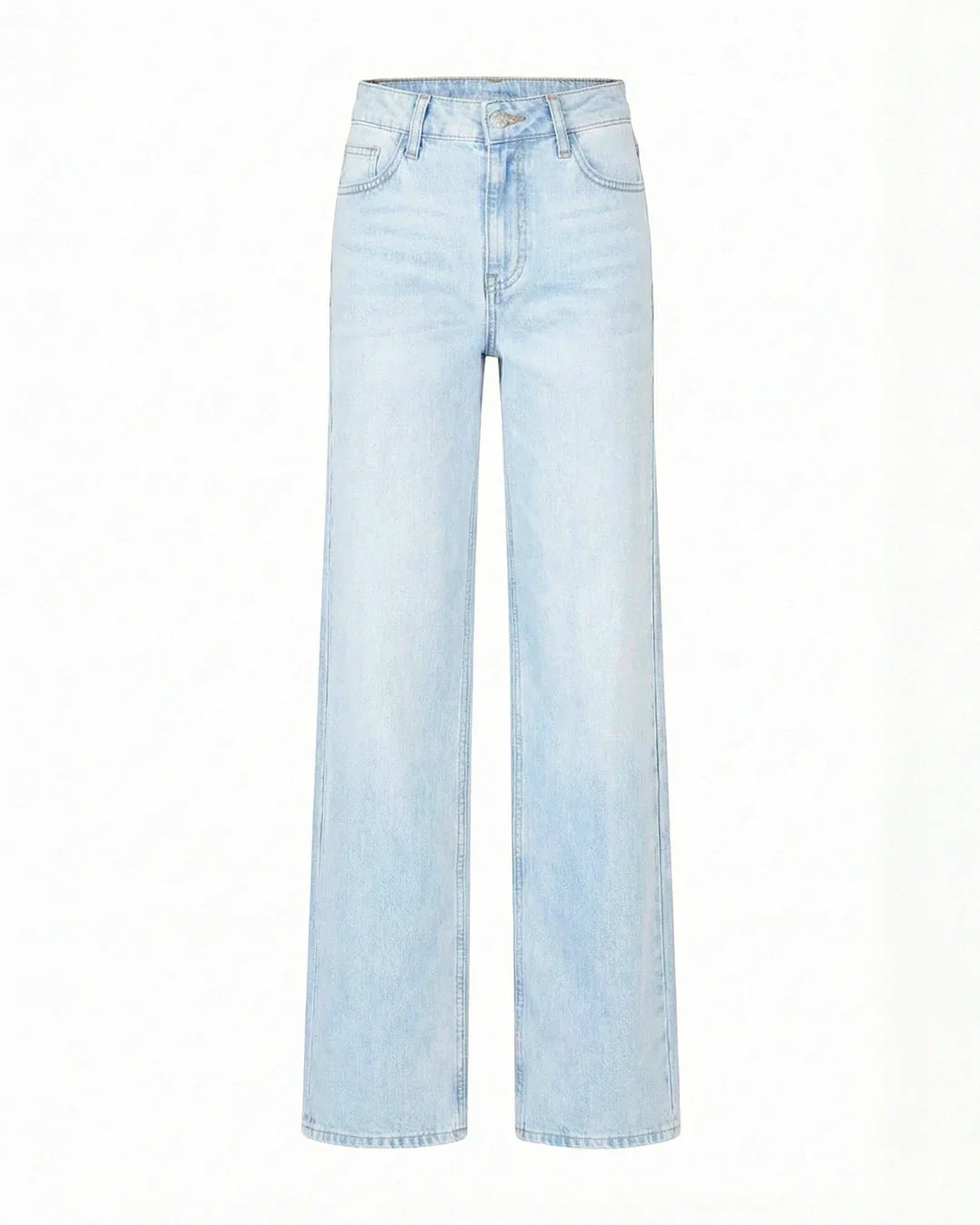 Jeans BBL de pierna ancha y tiro medio