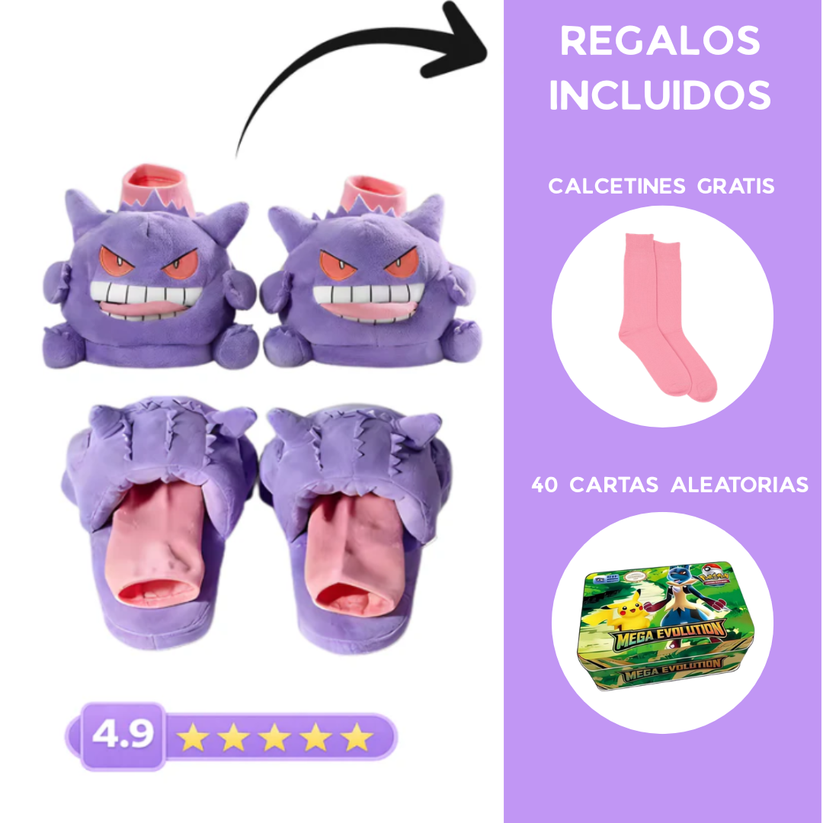 Pantuflas Fantasma Gengar