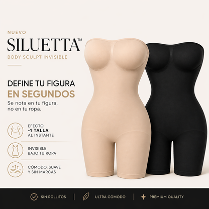 SILUETTA™ Body Sculpt Invisible - Body moldeador invisible de uso diario