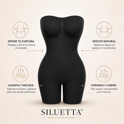 SILUETTA™ Body Sculpt Invisible - Body moldeador invisible de uso diario