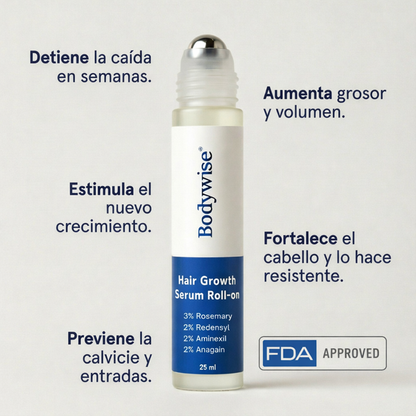 Bodywise Roll-On / Crecimiento Capilar