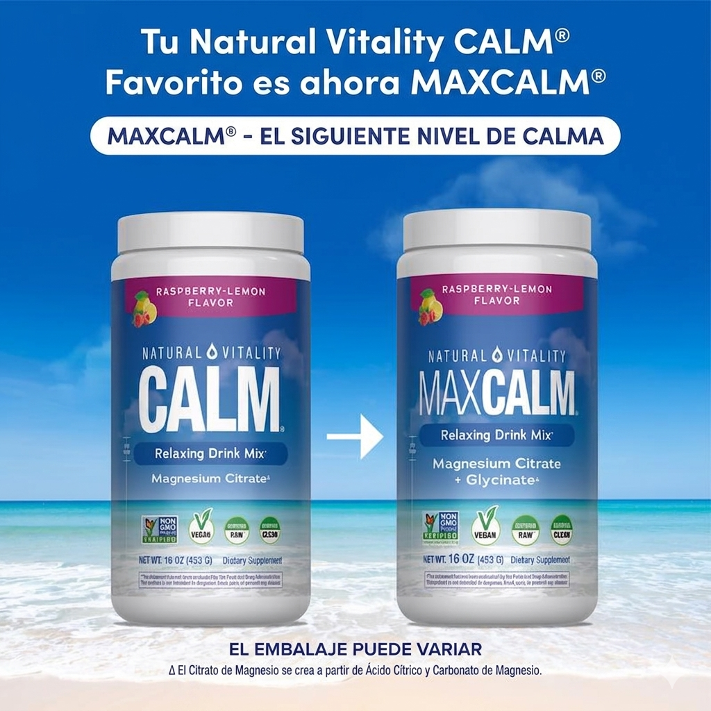 Max Calm Relaxin Drink Mix - Despídete del estrés diario