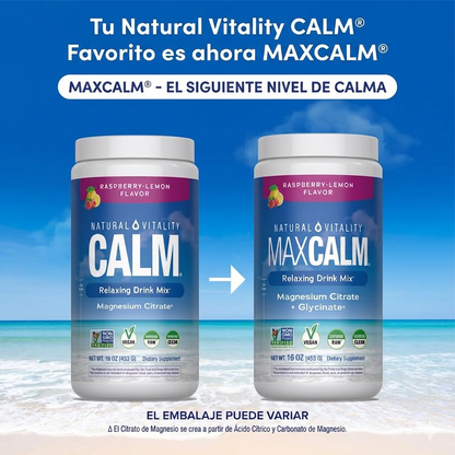 Max Calm Relaxin Drink Mix - Despídete del estrés diario