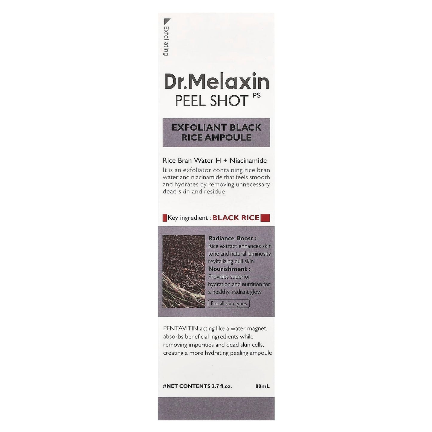 Dr. Melaxin Peel Shot - Ampolla Facial Exfoliante